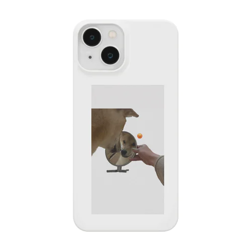 鏡にキレてる柴犬 Smartphone Case