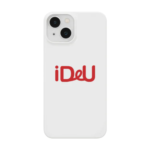 iDeU One-Point（テキスト赤） Smartphone Case