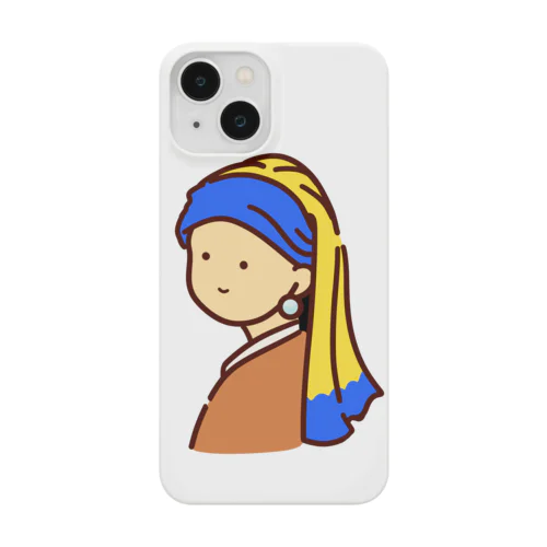 ゆるかわ真珠の耳飾りの少女 Smartphone Case