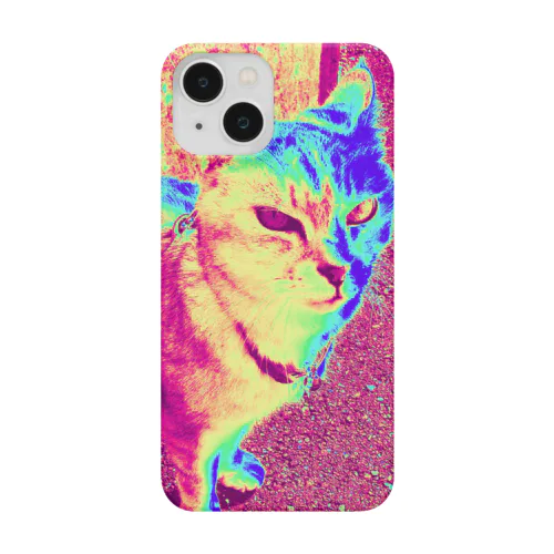 サイケデリックキャット Smartphone Case