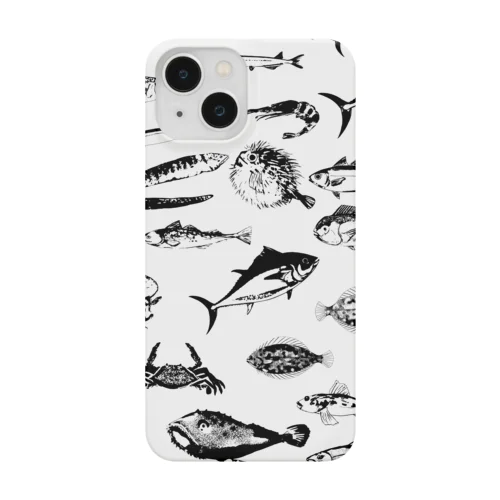 海の魚柄 Smartphone Case