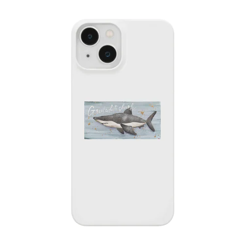 ホホジロザメ/シャーク/海の生き物シリーズ スマホケース