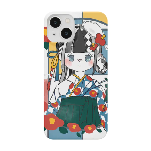 大正浪漫椿姫　すまほけーす Smartphone Case