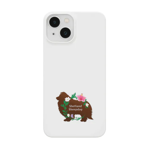 シェルティ　ハイビスカス　onehappiness Smartphone Case