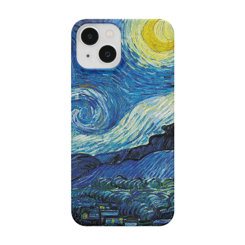 ゴッホ 星月夜 スマホケース 人気おしゃれ絵画iPhoneケース 背面ケース Smartphone Case