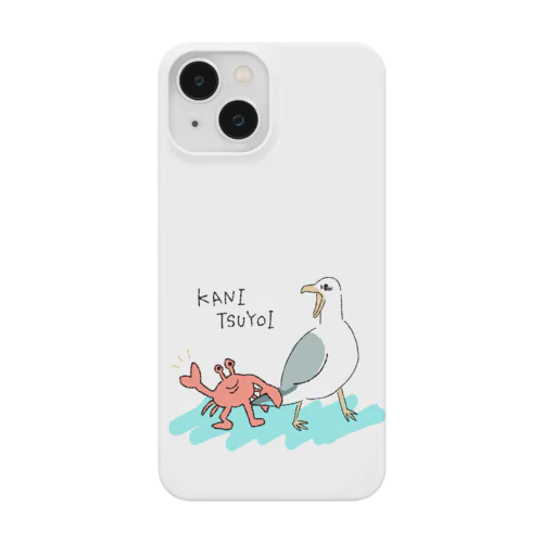 カニに油断したカモメくん Smartphone Case