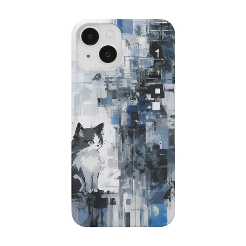 白黒猫 Smartphone Case