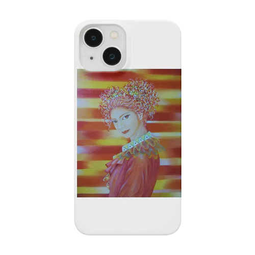 ハッピークラウン4・woman iPhone Smartphone Case