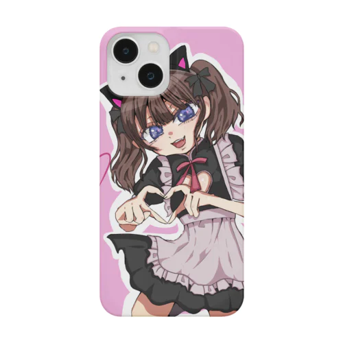 メイド服ねこちゃっ スマホケース