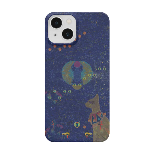 古代エジプト　ラピスラズリ　(スカラベ • バステト • ロータス) Smartphone Case