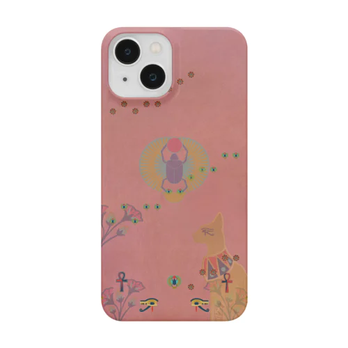 古代エジプト　ロータス • ピンク　(スカラベ • バステト • ロータス) Smartphone Case