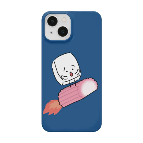 すあまロケットで夜空を進むおとうふくん Smartphone Case