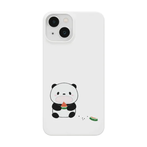 スイカを食べるパンダ Smartphone Case