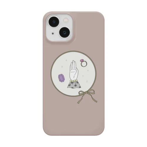 hand motif【モカ】 Smartphone Case