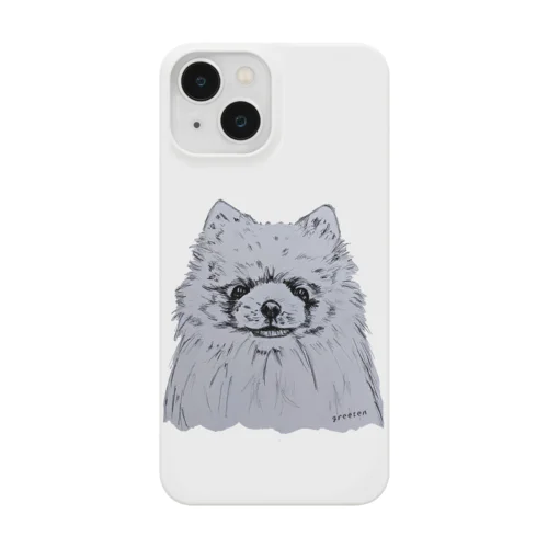 ポメラニアン　アート犬 Smartphone Case