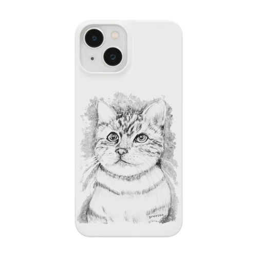 アート猫　モノクロ　 Smartphone Case