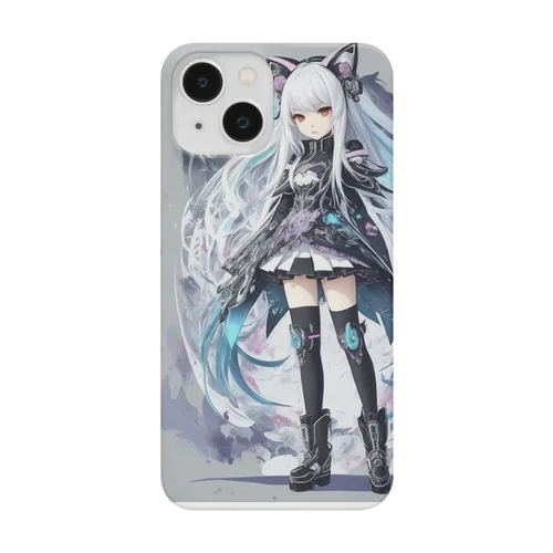 サイバーパンク✖️猫耳少女 Smartphone Case