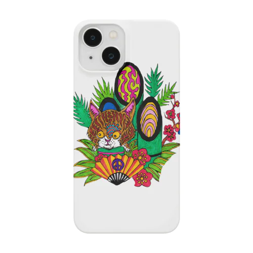 Funny  cat (Kadomatsu) Smartphone Case