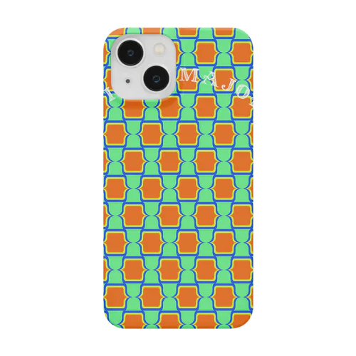 VINCA MAJOR -retro tile- Smartphone Case