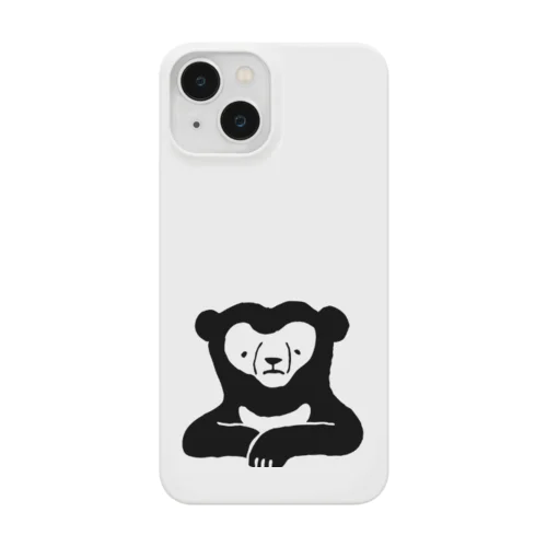 くまざわくん（ブラックライン） Smartphone Case