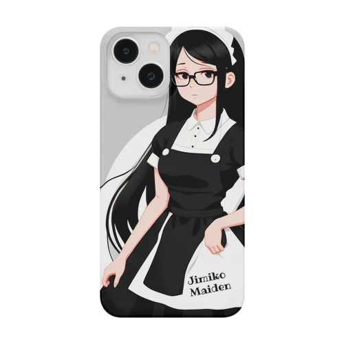 【Jimiko Maiden】困り顔メイド（iPhone用ケース） Smartphone Case