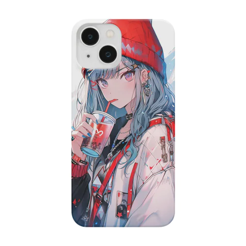 冬のほっこりジュースタイム Smartphone Case