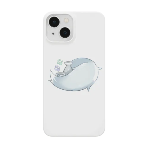 天白尻尾のスマホケース Smartphone Case