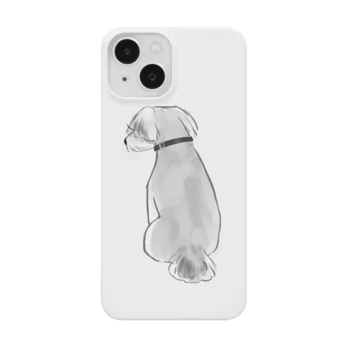 シュナウザーの後ろ姿 Smartphone Case