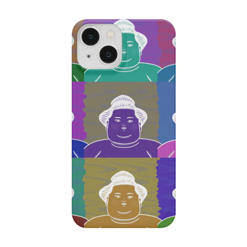 SUMO WRESTLER (multicolor) スマホケース