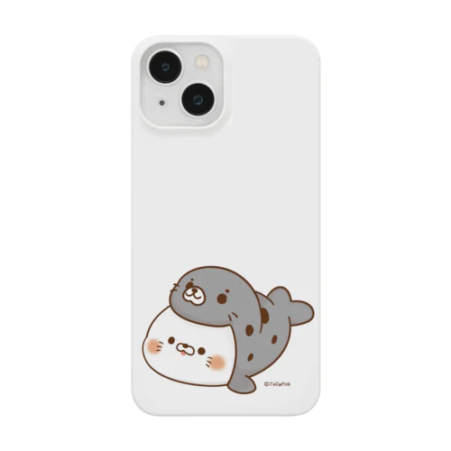 毒舌あざらし・ごまふ柄 Smartphone Case