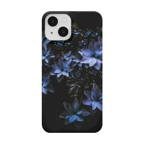 紫陽花 宵闇青藍 Smartphone Case