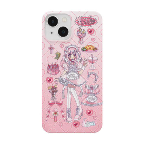 ピンクめいどかふぇ　iPhoneケース Smartphone Case