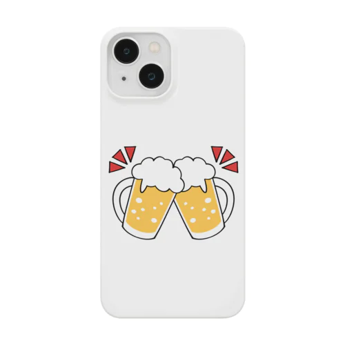 ビールジョッキで乾杯！イラスト Smartphone Case