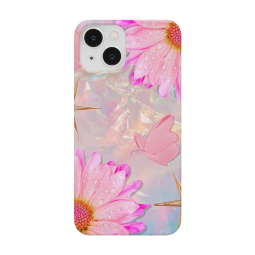 波紋に浮かぶ花 Smartphone Case