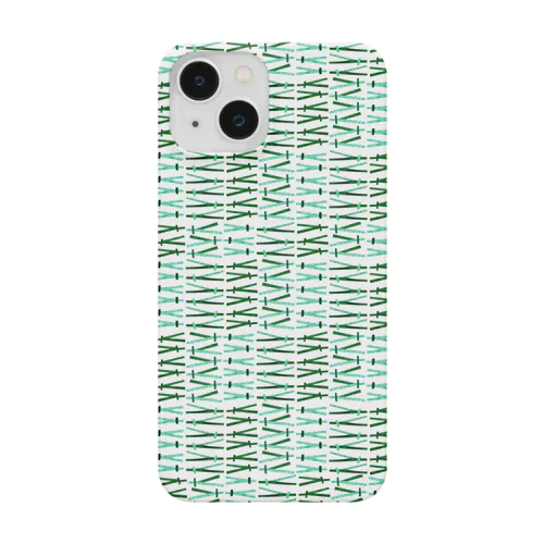 盆栽Tシャツ　ストライプ Smartphone Case