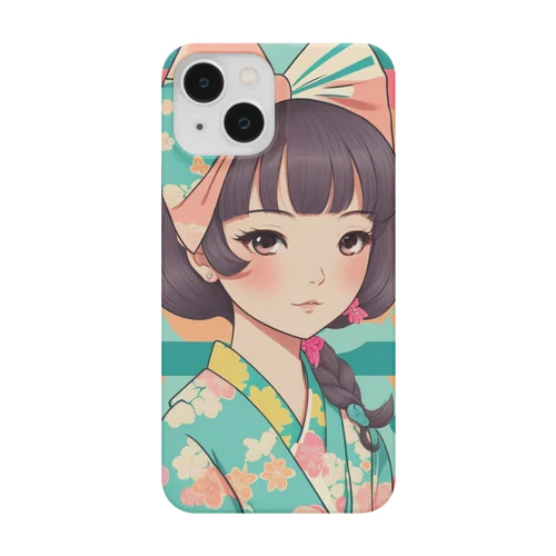 レトロ×ポップ　デザイン(和) Smartphone Case