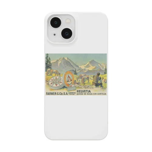 スペインで販売されたスイスチーズ 1950年代　リトグラフ Smartphone Case