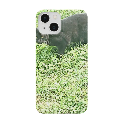 黒猫カカオの庭 Smartphone Case