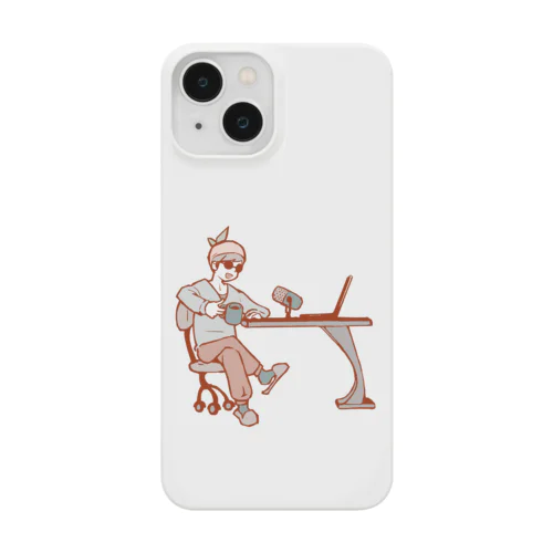 深夜のラジオ収録【オレンジ先生グッズ第2弾】 Smartphone Case