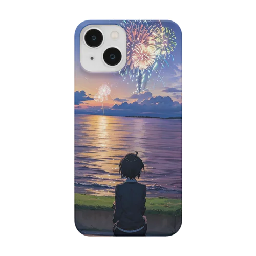 夕陽の花火 Smartphone Case