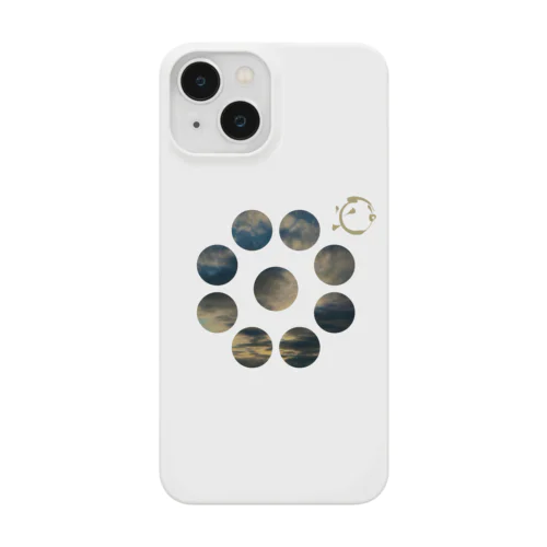 sunrise circle. Smartphone Case