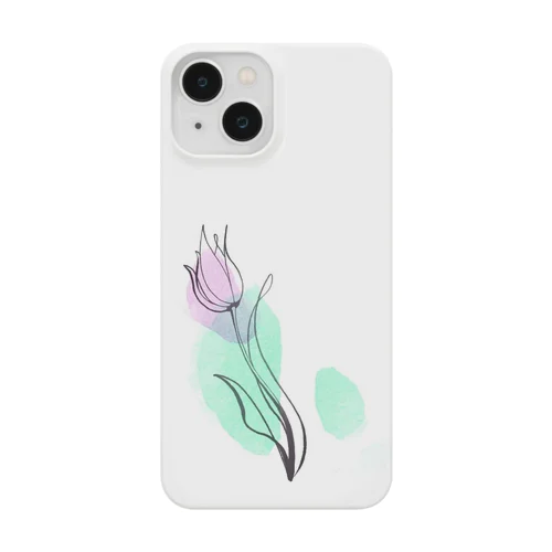 Tulip - Line art  Smartphone Case