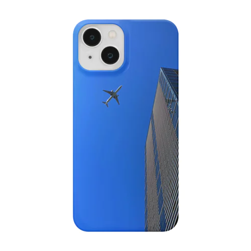 airplane in the blue sky Smartphone Case