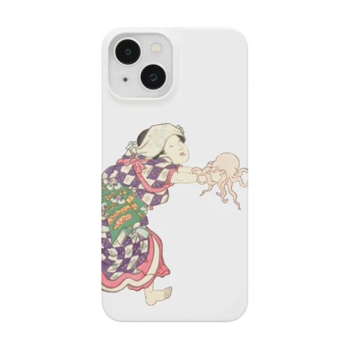   タコ　明石浦汐干狩図 / Akashiura clam digging Smartphone Case