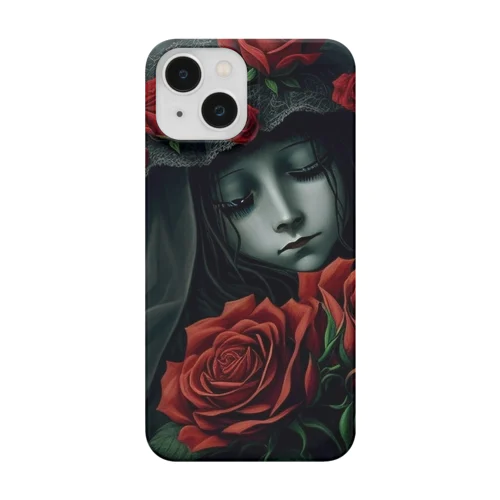 赤い薔薇の休息 Smartphone Case