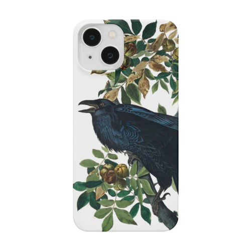 「烏鳥私情」オーデュボンのカラス Smartphone Case