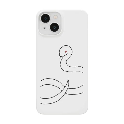 蛇のにょろちゃん、シンプルスマホケース Smartphone Case
