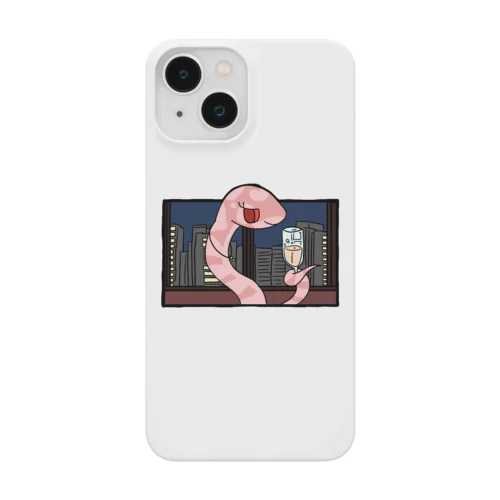 蛇のにょろちゃん、シティーガールスマホケース Smartphone Case