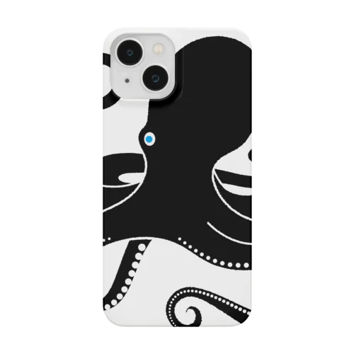 大胆な黒たこアート Smartphone Case