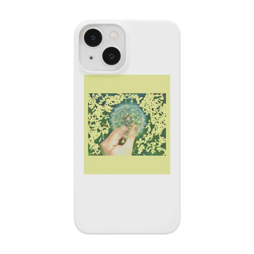 ライムなタンポポの綿毛 Smartphone Case